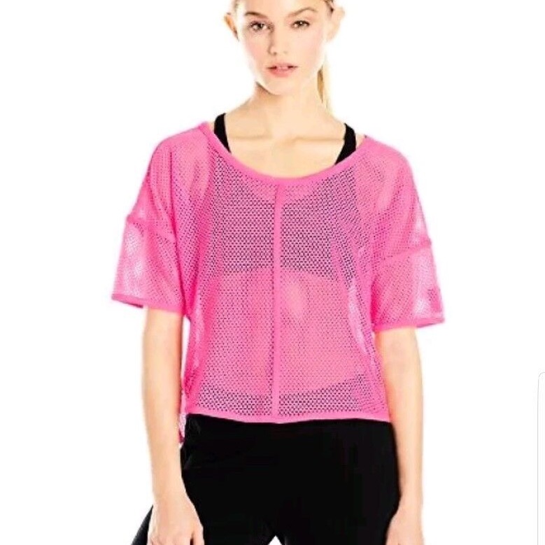 Puma Womens Active Explosive Mesh Top Knockout Pink